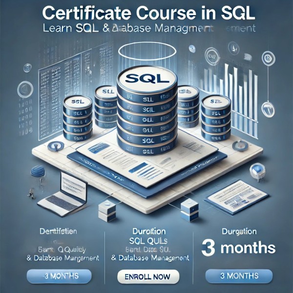 Certificate Course in SQL – Learn Database Management & Querying